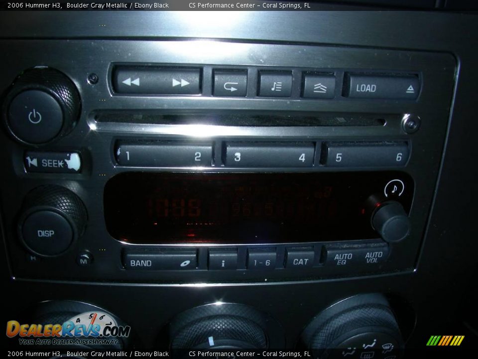 2006 Hummer H3 Boulder Gray Metallic / Ebony Black Photo #22