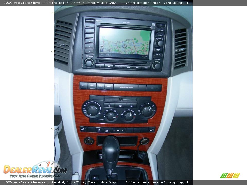 2005 Jeep Grand Cherokee Limited 4x4 Stone White / Medium Slate Gray Photo #20