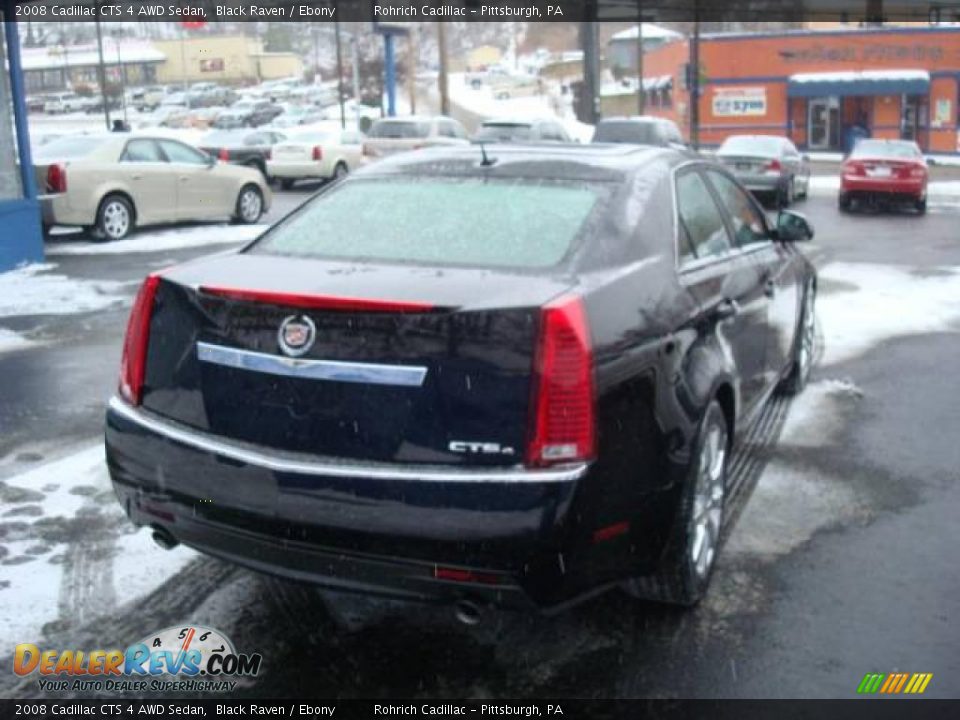 2008 Cadillac CTS 4 AWD Sedan Black Raven / Ebony Photo #5