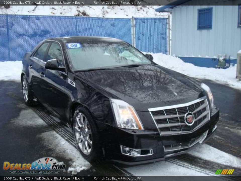 2008 Cadillac CTS 4 AWD Sedan Black Raven / Ebony Photo #7