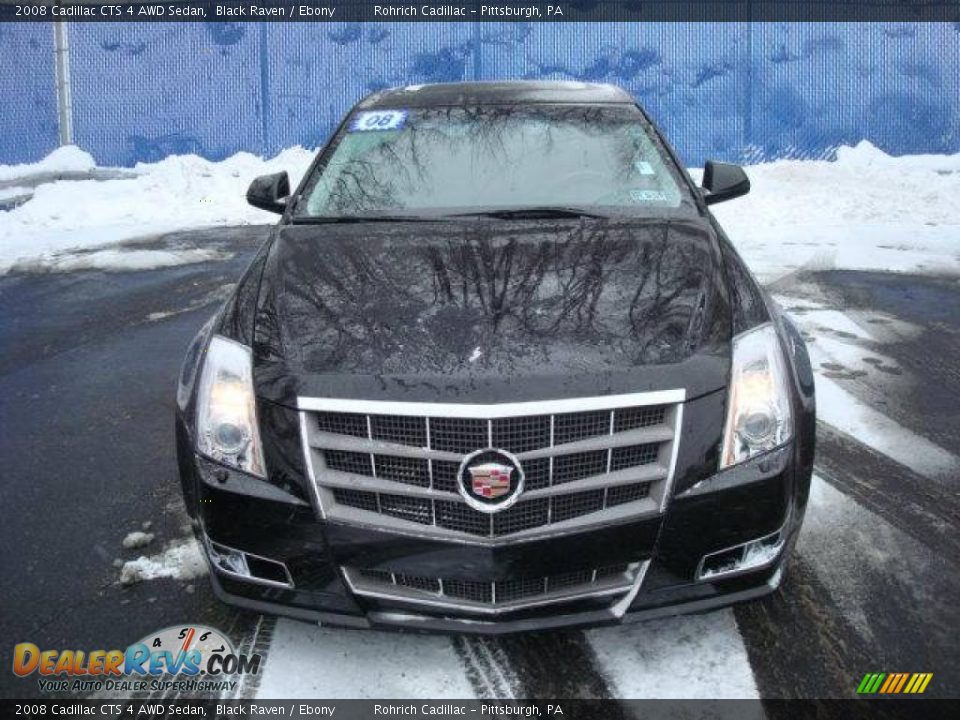 2008 Cadillac CTS 4 AWD Sedan Black Raven / Ebony Photo #8