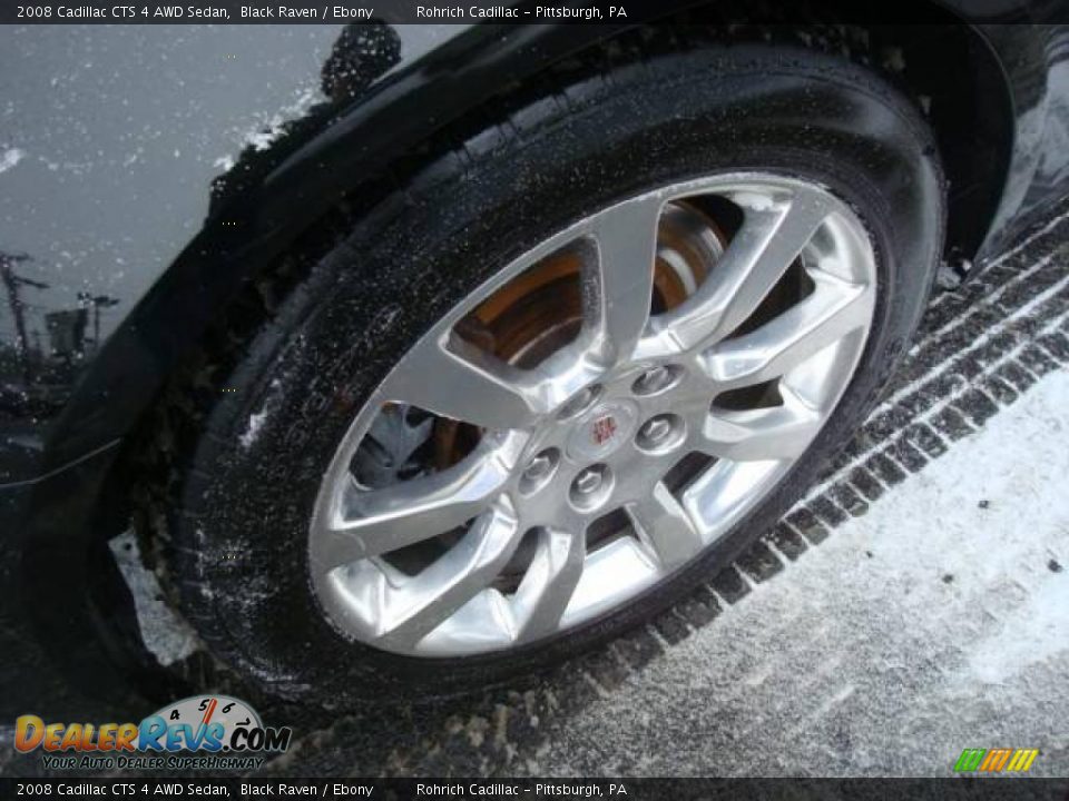 2008 Cadillac CTS 4 AWD Sedan Black Raven / Ebony Photo #9