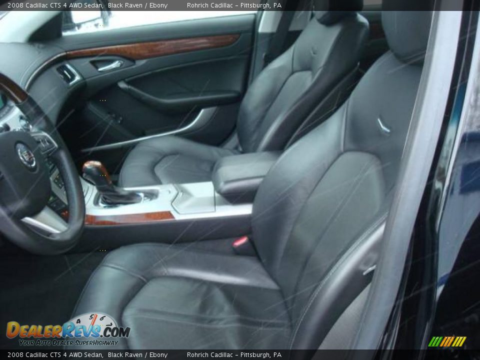 2008 Cadillac CTS 4 AWD Sedan Black Raven / Ebony Photo #10