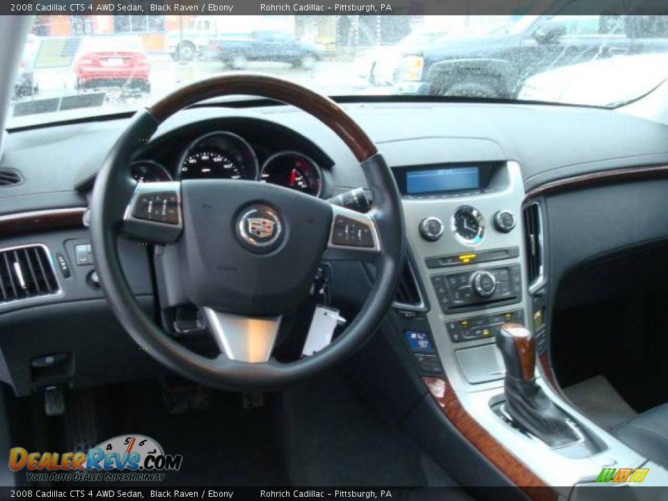 2008 Cadillac CTS 4 AWD Sedan Black Raven / Ebony Photo #12