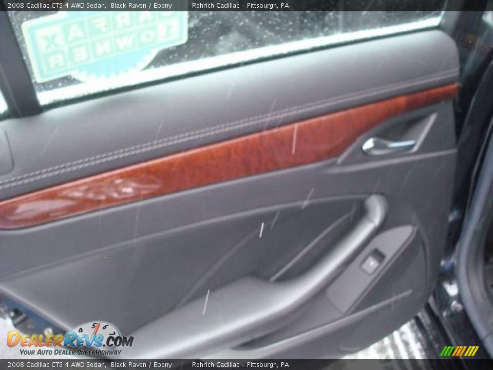 2008 Cadillac CTS 4 AWD Sedan Black Raven / Ebony Photo #13