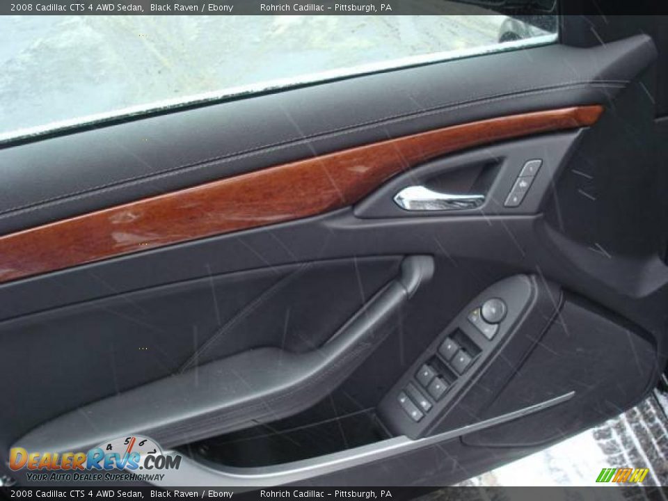 2008 Cadillac CTS 4 AWD Sedan Black Raven / Ebony Photo #14