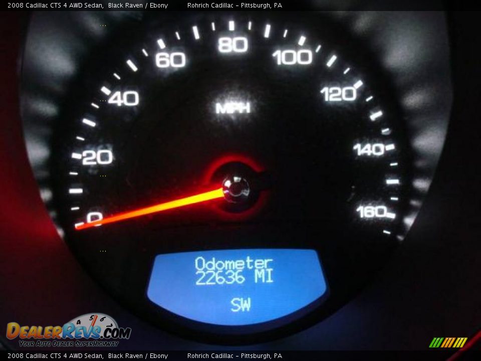2008 Cadillac CTS 4 AWD Sedan Black Raven / Ebony Photo #20