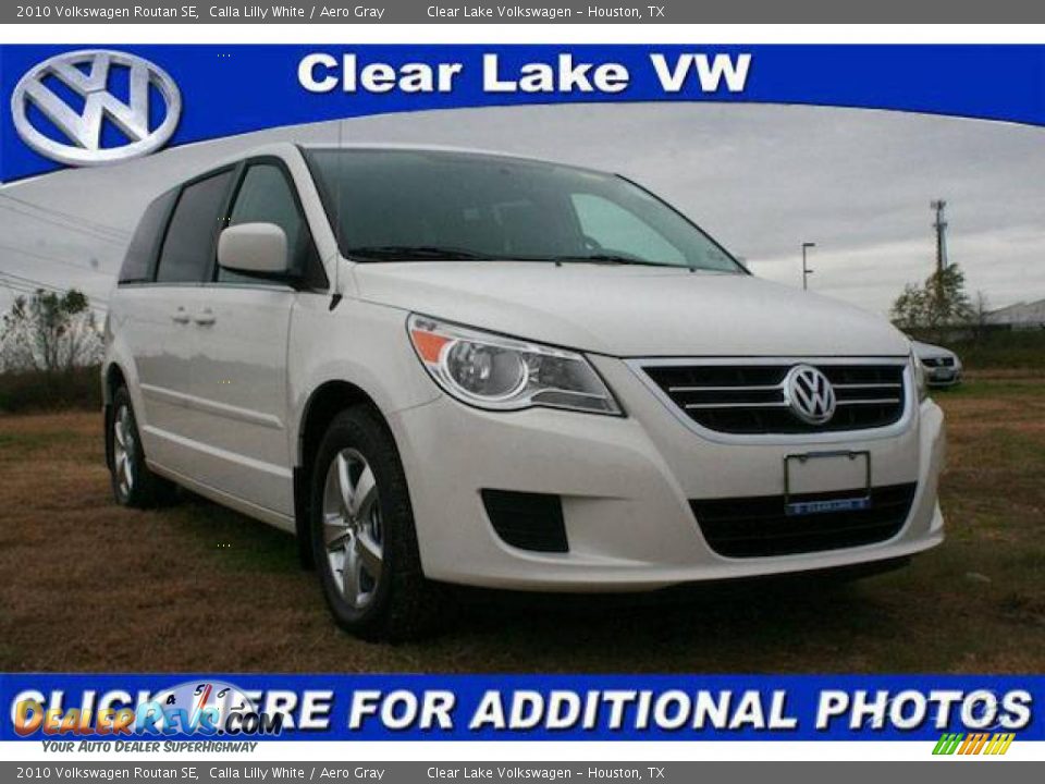 2010 Volkswagen Routan SE Calla Lilly White / Aero Gray Photo #1
