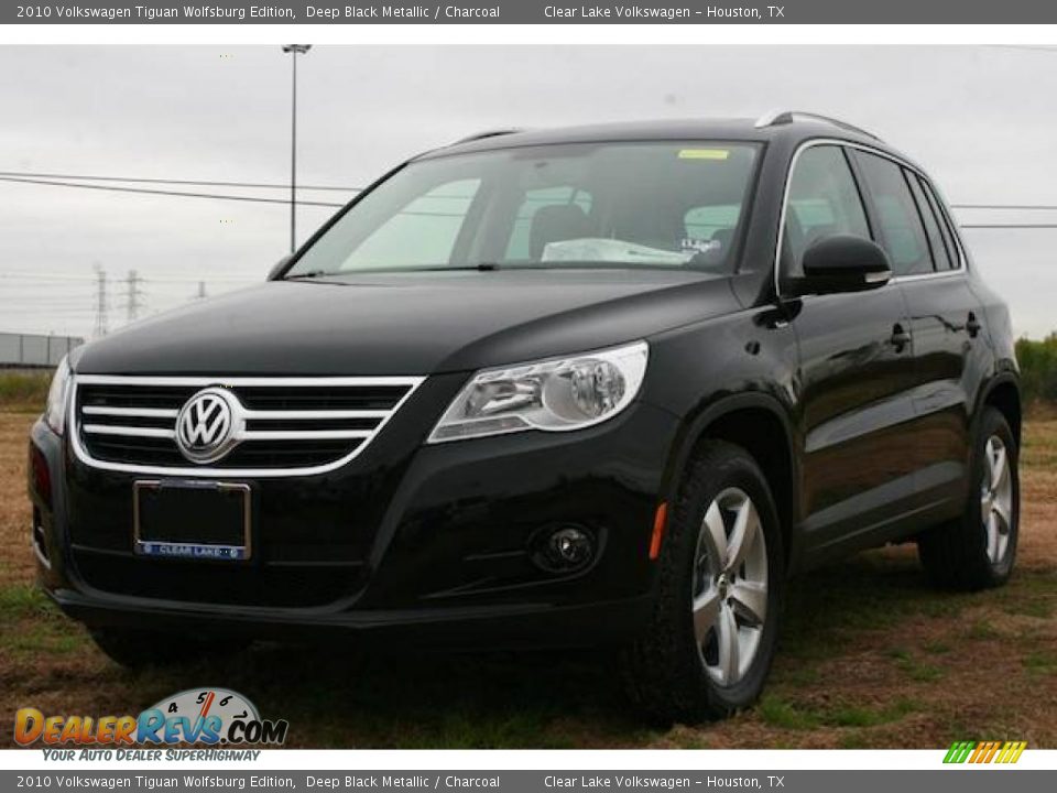 2010 Volkswagen Tiguan Wolfsburg Edition Deep Black Metallic / Charcoal Photo #10
