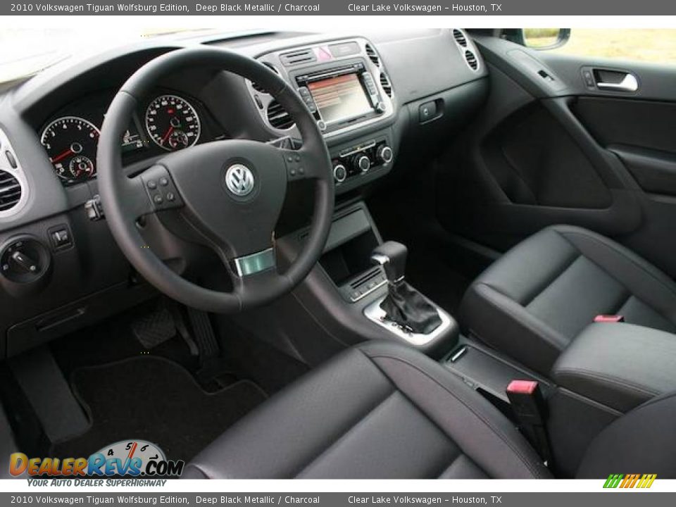 2010 Volkswagen Tiguan Wolfsburg Edition Deep Black Metallic / Charcoal Photo #11