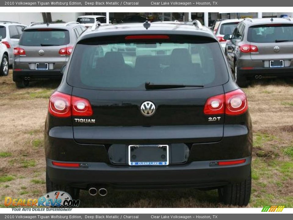 2010 Volkswagen Tiguan Wolfsburg Edition Deep Black Metallic / Charcoal Photo #13