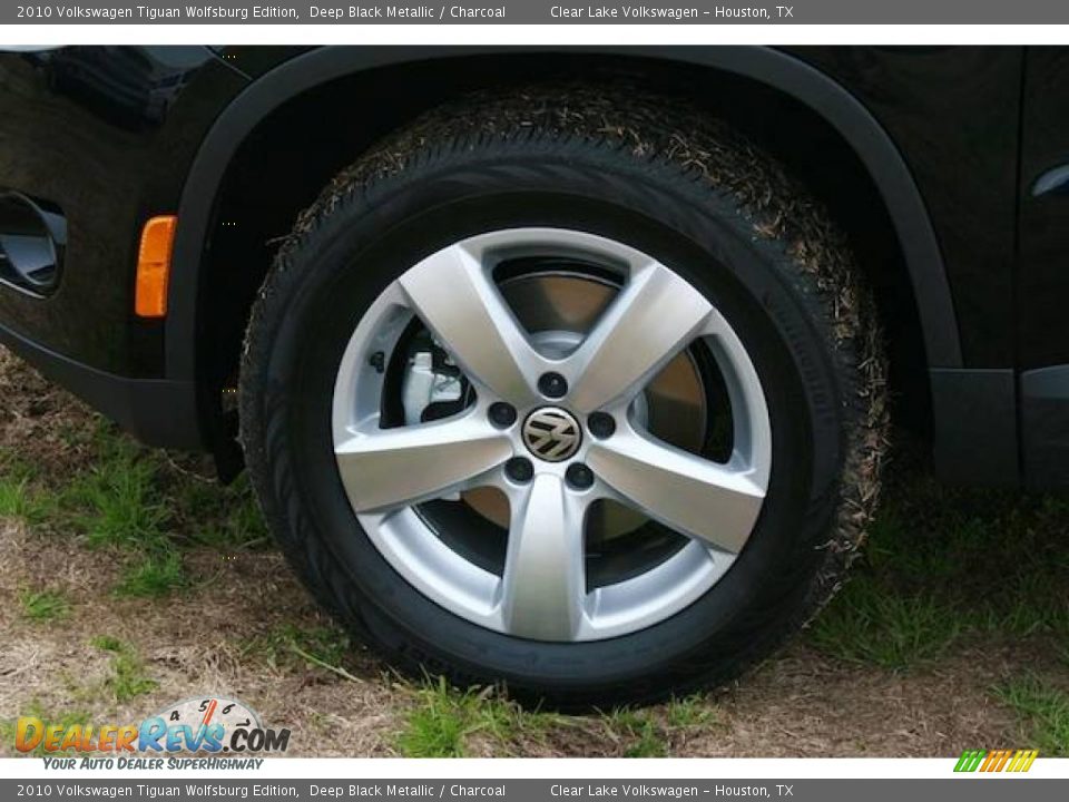 2010 Volkswagen Tiguan Wolfsburg Edition Deep Black Metallic / Charcoal Photo #15