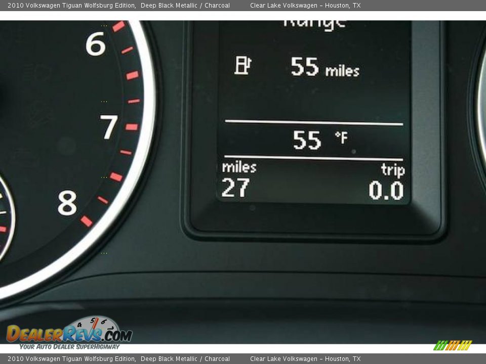2010 Volkswagen Tiguan Wolfsburg Edition Deep Black Metallic / Charcoal Photo #22