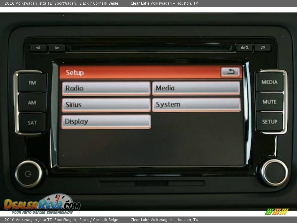 2010 Volkswagen Jetta TDI SportWagen Black / Cornsilk Beige Photo #9