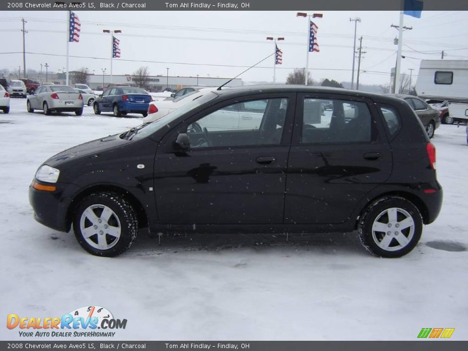 2008 Chevrolet Aveo Aveo5 LS Black / Charcoal Photo #2