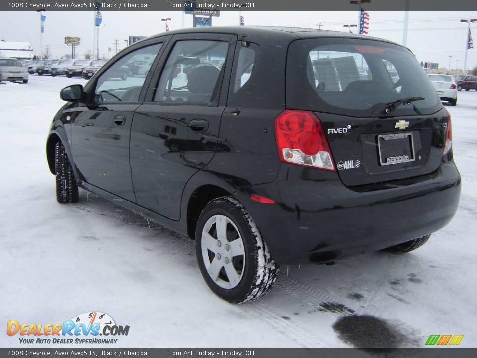 2008 Chevrolet Aveo Aveo5 LS Black / Charcoal Photo #3
