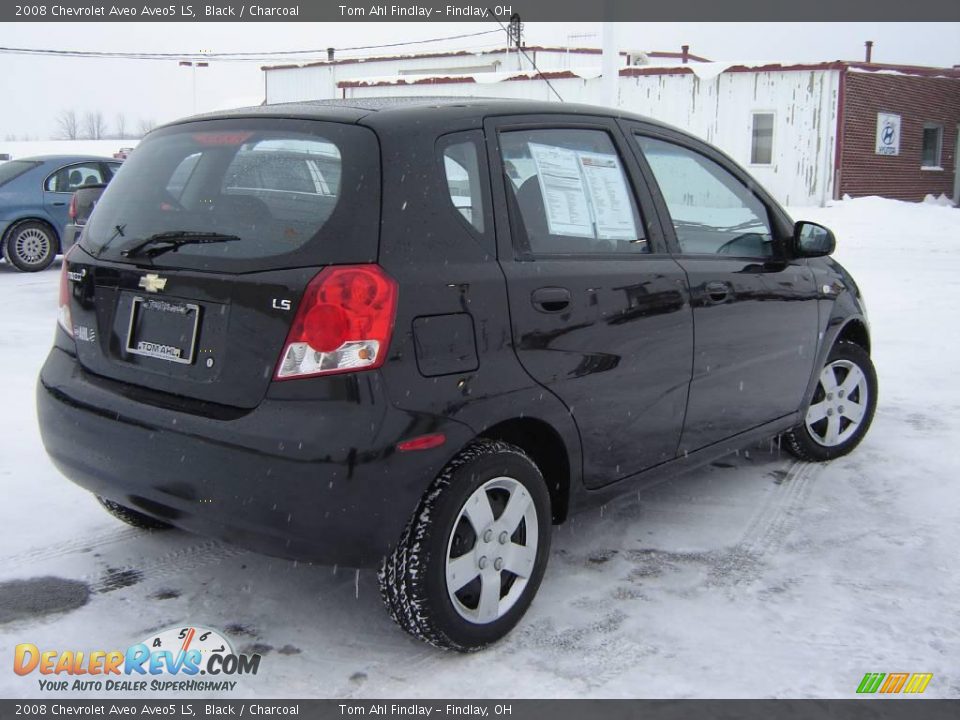 2008 Chevrolet Aveo Aveo5 LS Black / Charcoal Photo #5