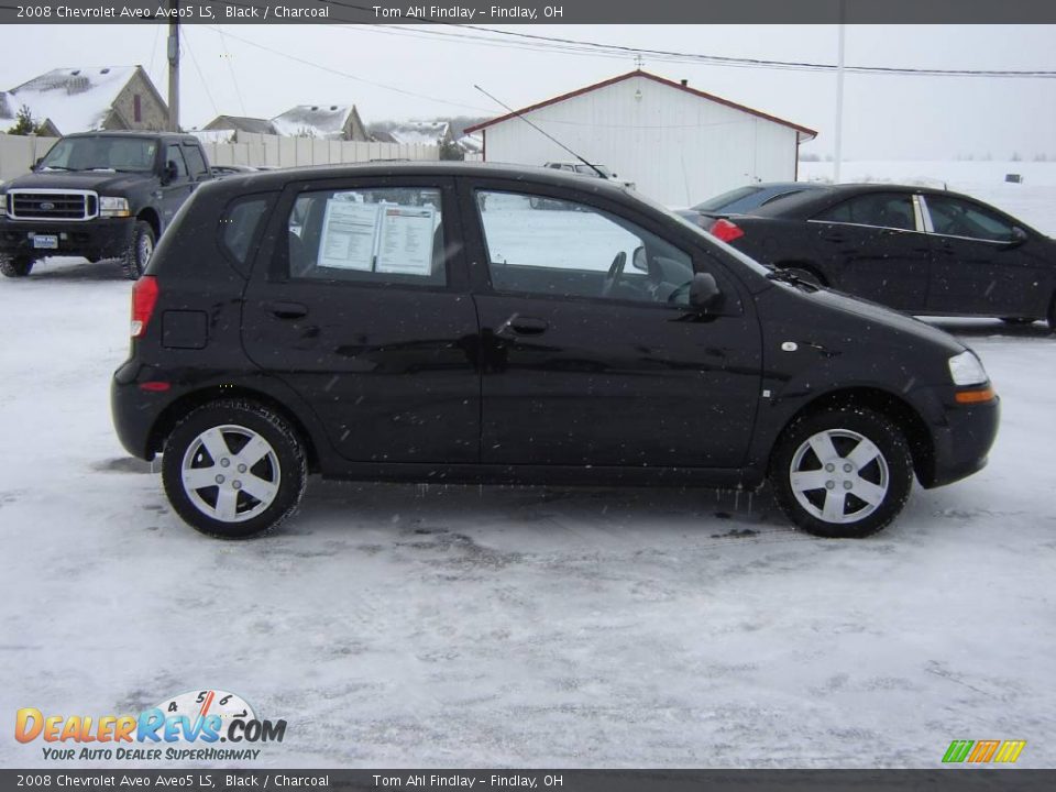 2008 Chevrolet Aveo Aveo5 LS Black / Charcoal Photo #6
