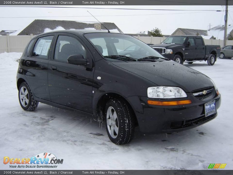 2008 Chevrolet Aveo Aveo5 LS Black / Charcoal Photo #7