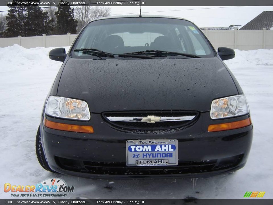 2008 Chevrolet Aveo Aveo5 LS Black / Charcoal Photo #8
