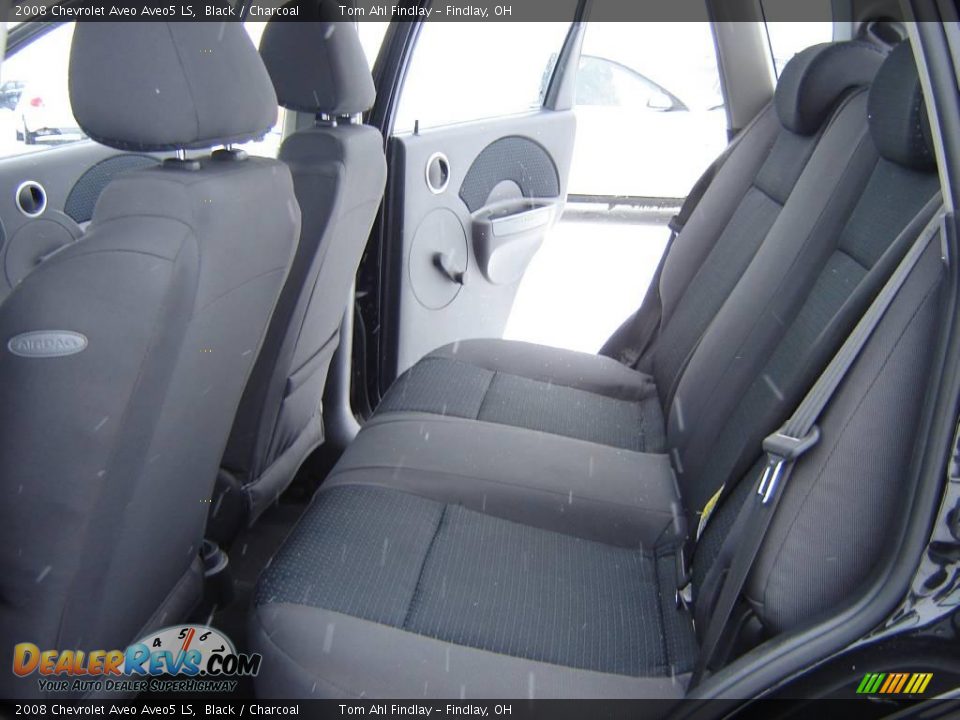 2008 Chevrolet Aveo Aveo5 LS Black / Charcoal Photo #10