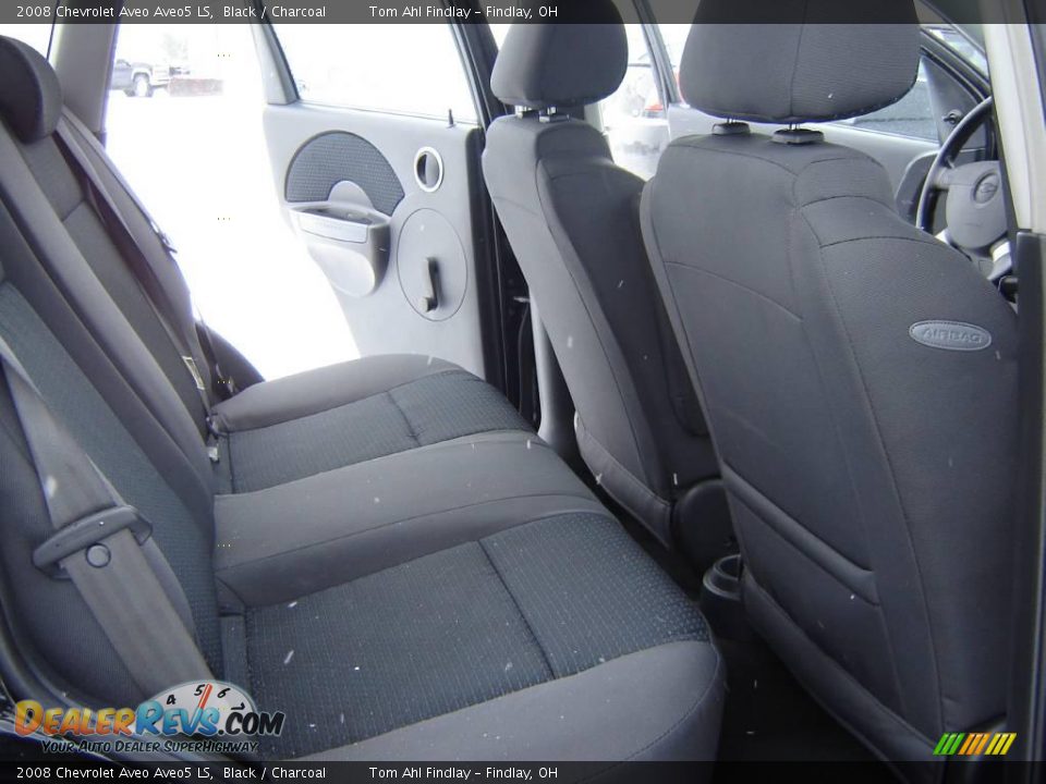 2008 Chevrolet Aveo Aveo5 LS Black / Charcoal Photo #12