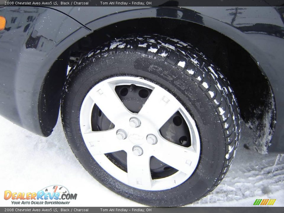2008 Chevrolet Aveo Aveo5 LS Black / Charcoal Photo #15