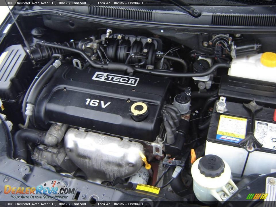 2008 Chevrolet Aveo Aveo5 LS Black / Charcoal Photo #16