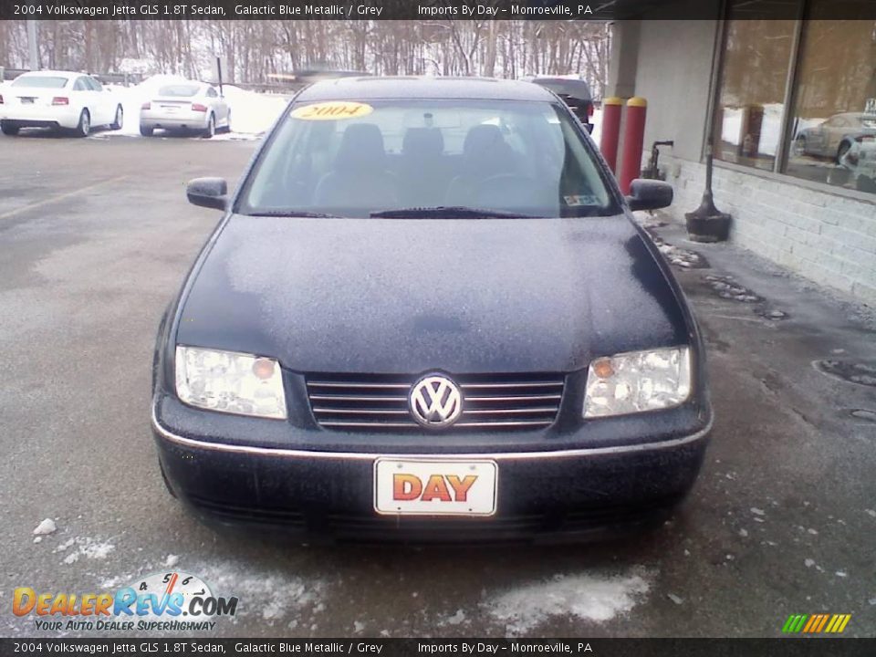 2004 Volkswagen Jetta GLS 1.8T Sedan Galactic Blue Metallic / Grey Photo #3