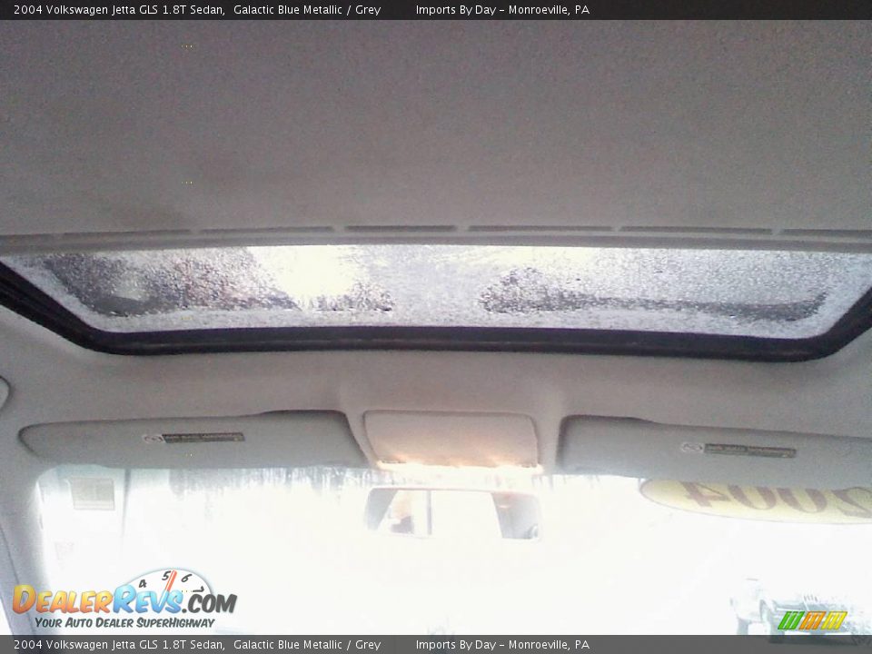 2004 Volkswagen Jetta GLS 1.8T Sedan Galactic Blue Metallic / Grey Photo #14