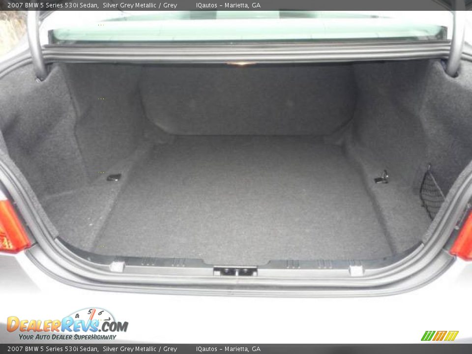 2007 BMW 5 Series 530i Sedan Silver Grey Metallic / Grey Photo #29