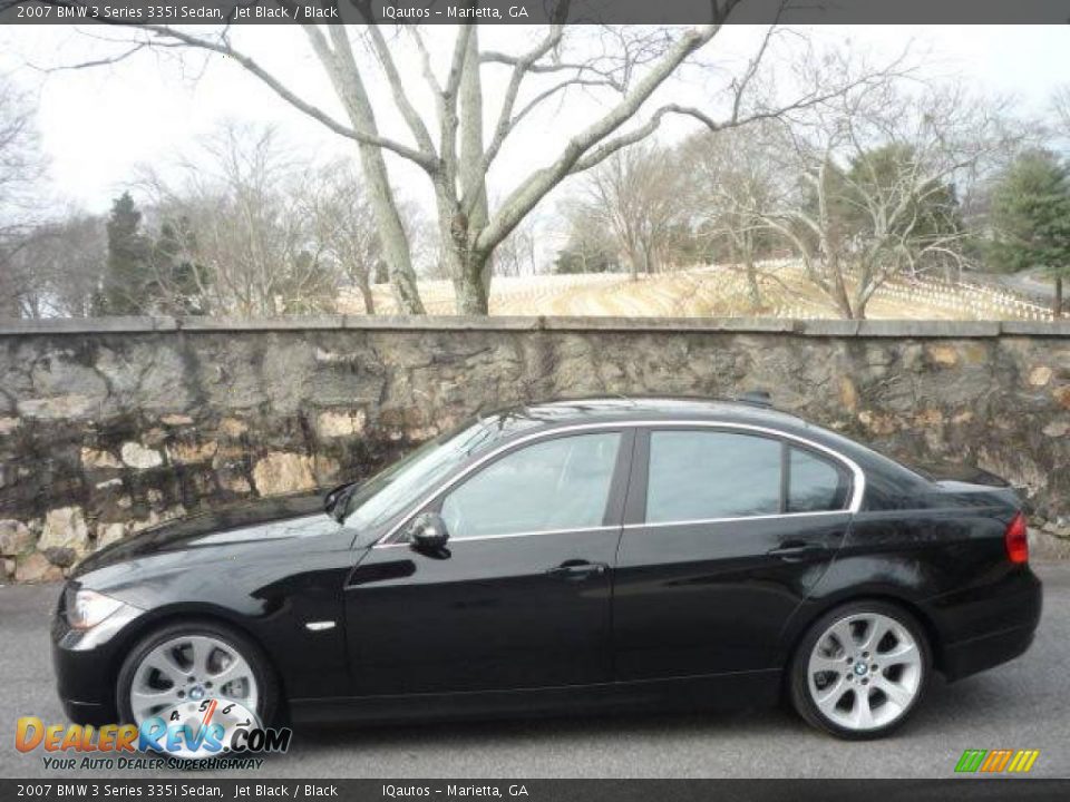 2007 BMW 3 Series 335i Sedan Jet Black / Black Photo #5