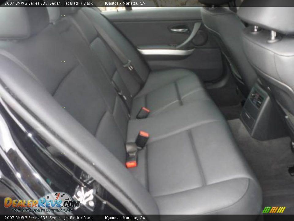 2007 BMW 3 Series 335i Sedan Jet Black / Black Photo #9