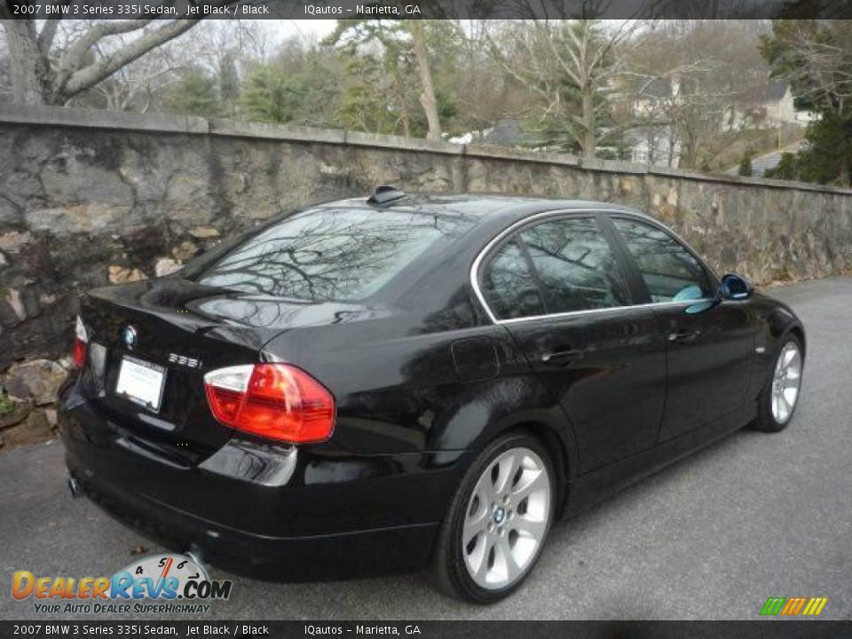 2007 BMW 3 Series 335i Sedan Jet Black / Black Photo #11