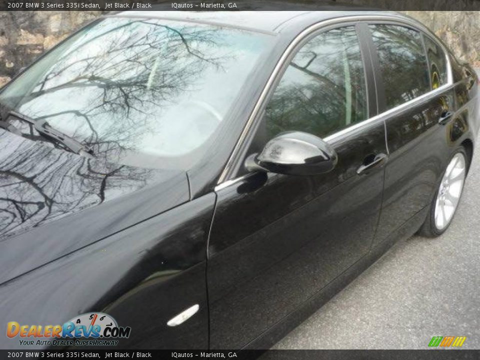 2007 BMW 3 Series 335i Sedan Jet Black / Black Photo #13