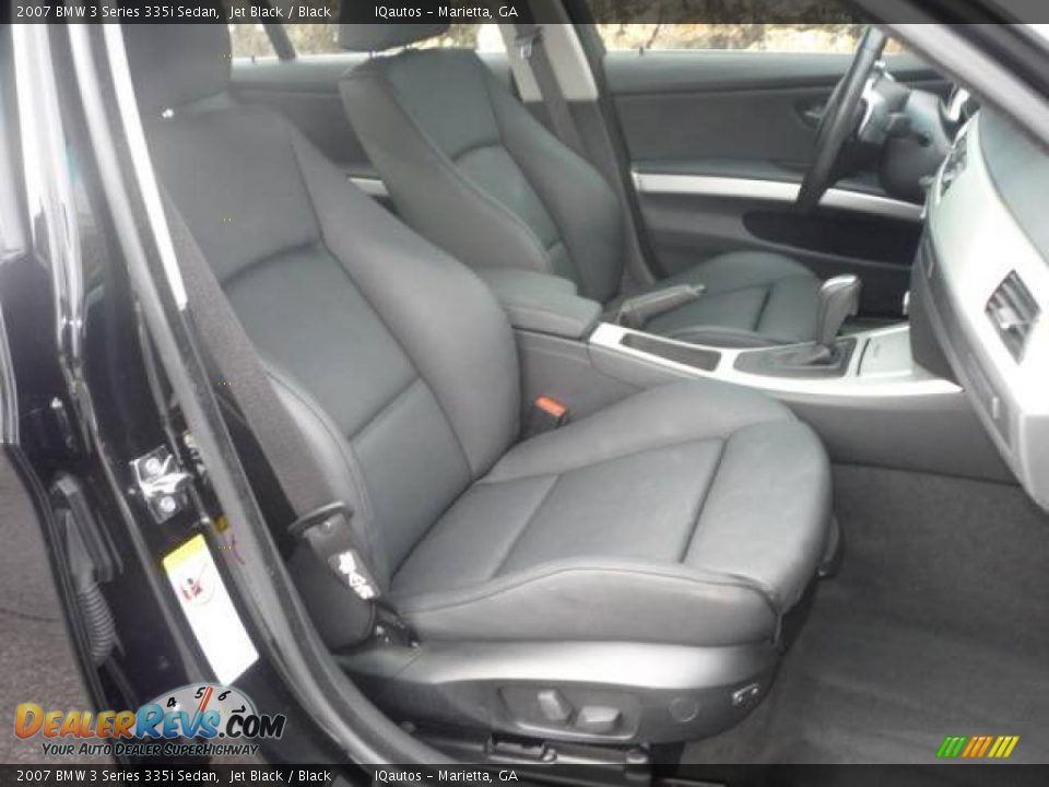 2007 BMW 3 Series 335i Sedan Jet Black / Black Photo #19