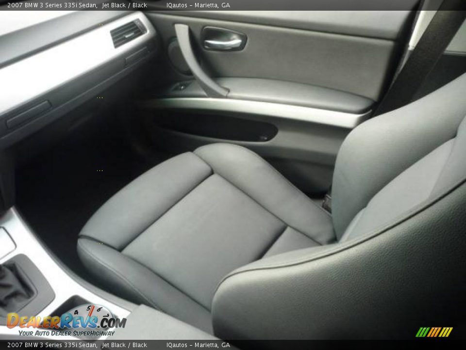 2007 BMW 3 Series 335i Sedan Jet Black / Black Photo #20