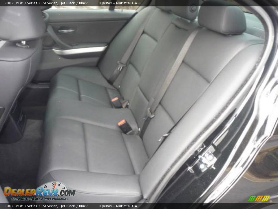 2007 BMW 3 Series 335i Sedan Jet Black / Black Photo #21