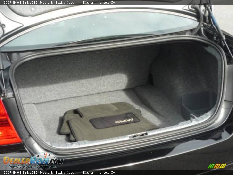 2007 BMW 3 Series 335i Sedan Jet Black / Black Photo #24