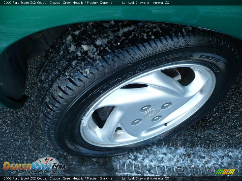 2002 Ford Escort ZX2 Coupe Grabber Green Metallic / Medium Graphite Photo #14