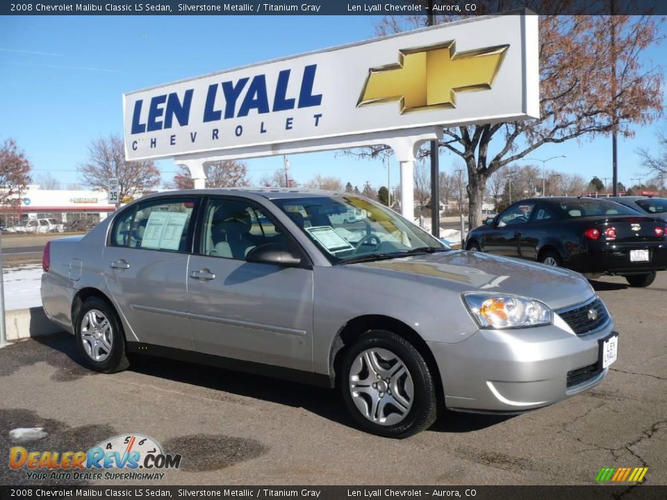 2008 Chevrolet Malibu Classic LS Sedan Silverstone Metallic / Titanium Gray Photo #1