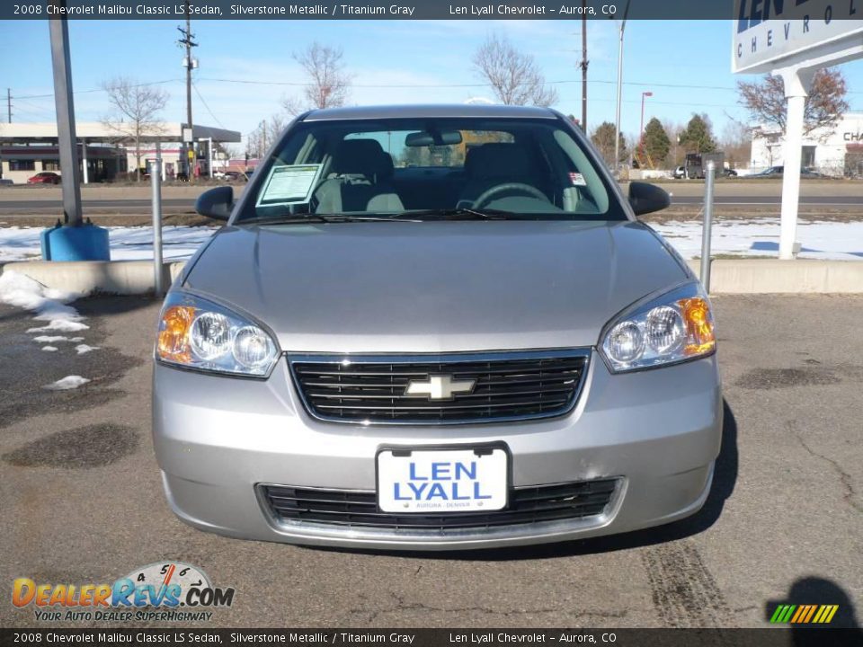 2008 Chevrolet Malibu Classic LS Sedan Silverstone Metallic / Titanium Gray Photo #2
