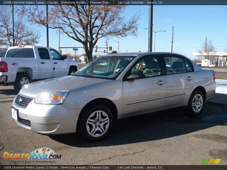 2008 Chevrolet Malibu Classic LS Sedan Silverstone Metallic / Titanium Gray Photo #3