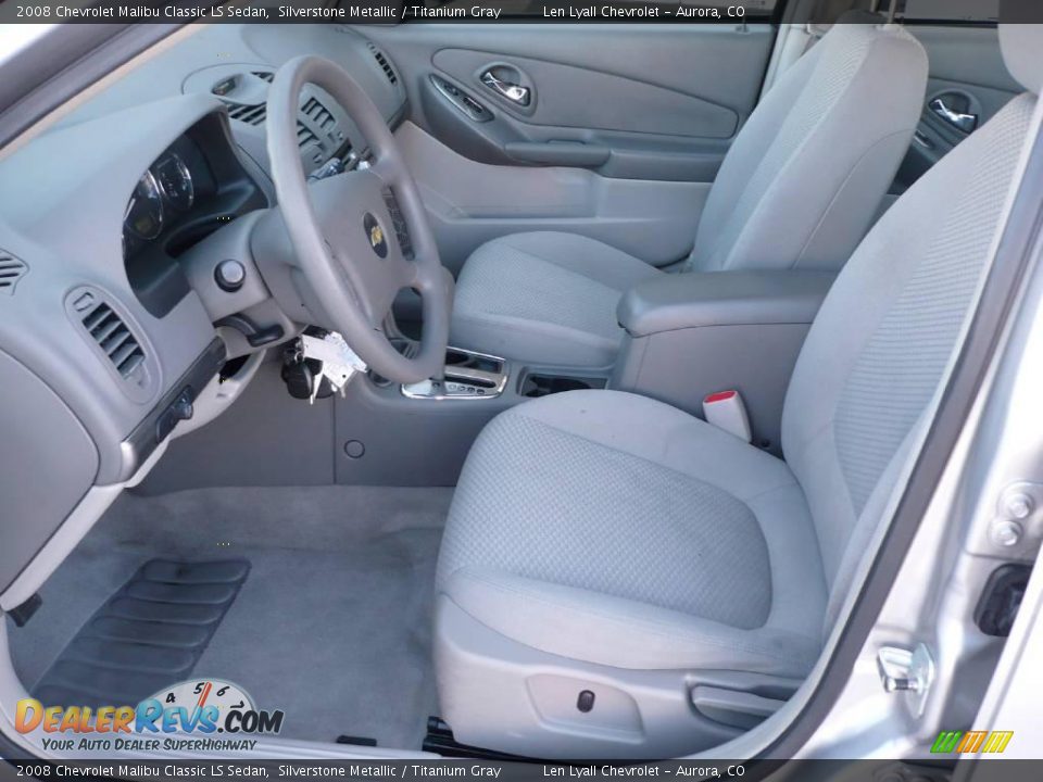 2008 Chevrolet Malibu Classic LS Sedan Silverstone Metallic / Titanium Gray Photo #9