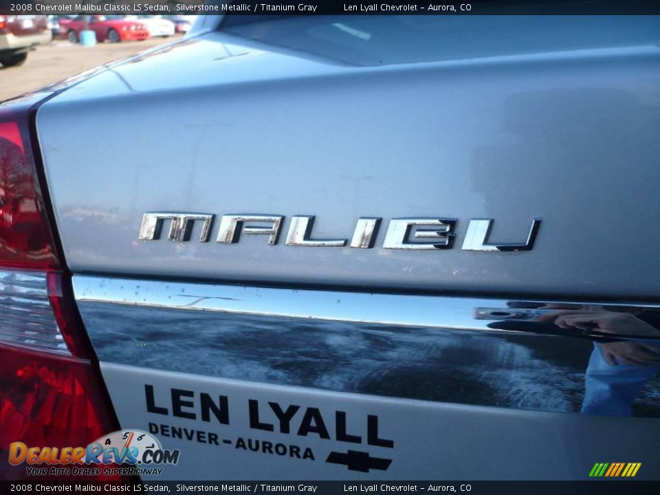 2008 Chevrolet Malibu Classic LS Sedan Silverstone Metallic / Titanium Gray Photo #12