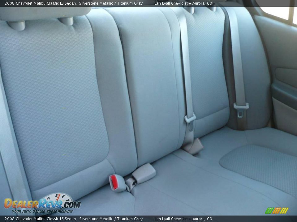 2008 Chevrolet Malibu Classic LS Sedan Silverstone Metallic / Titanium Gray Photo #15