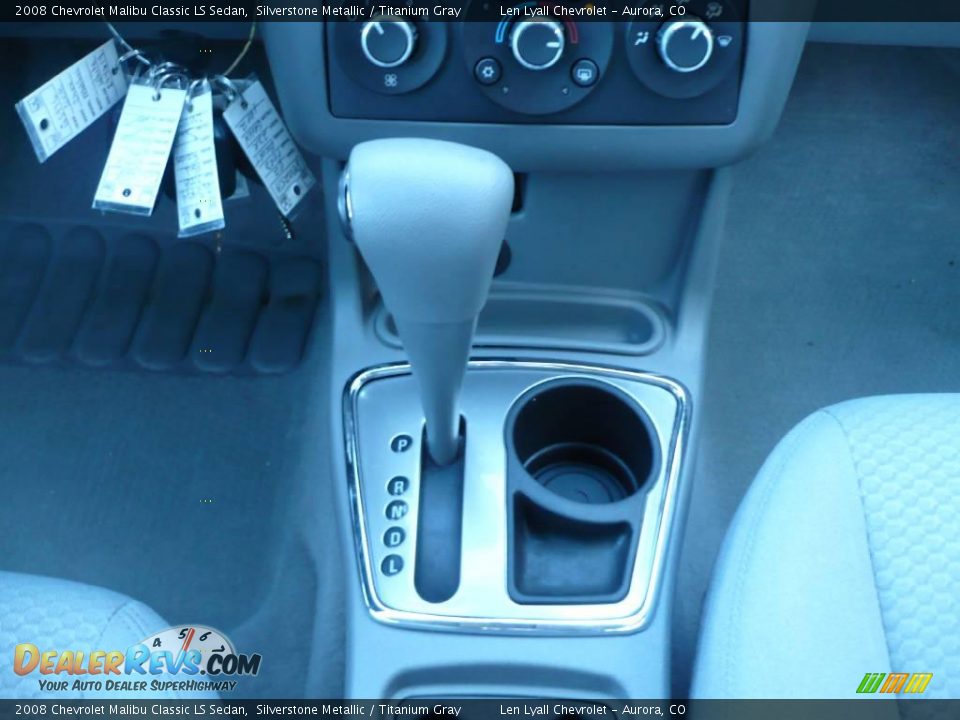 2008 Chevrolet Malibu Classic LS Sedan Silverstone Metallic / Titanium Gray Photo #17