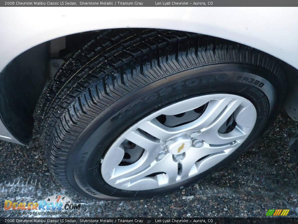 2008 Chevrolet Malibu Classic LS Sedan Silverstone Metallic / Titanium Gray Photo #20