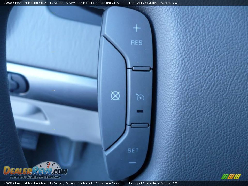 2008 Chevrolet Malibu Classic LS Sedan Silverstone Metallic / Titanium Gray Photo #21