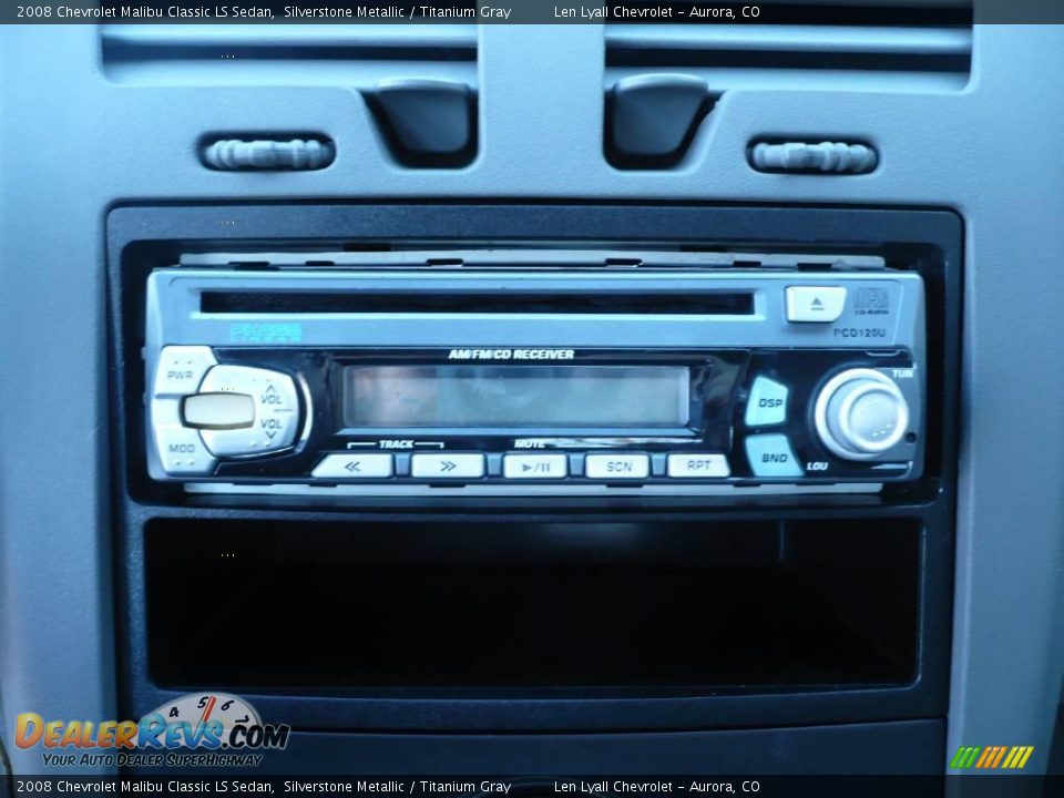 2008 Chevrolet Malibu Classic LS Sedan Silverstone Metallic / Titanium Gray Photo #22